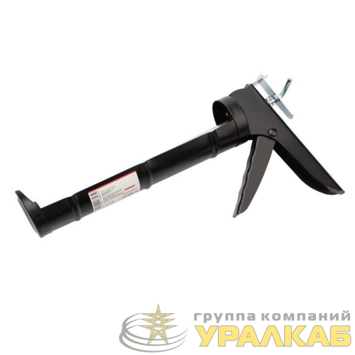 Пистолет для герметика 310 мл "полуоткрытый" круглый шток 7мм утолщенные стенки Rexant 