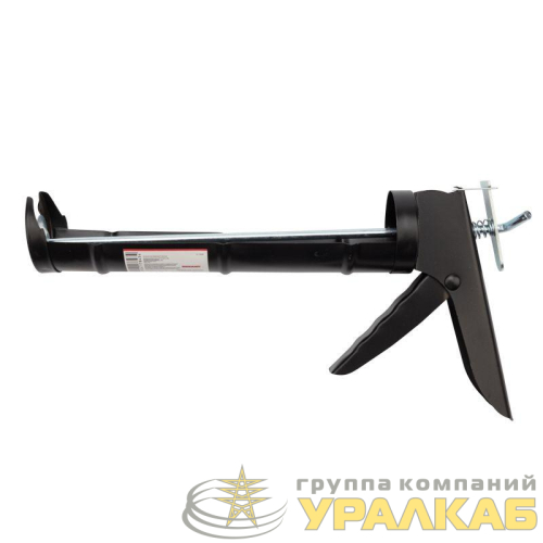 Пистолет для герметика 310 мл "полуоткрытый" круглый шток 7мм утолщенные стенки Rexant 