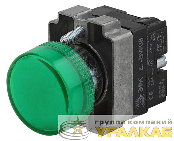 Индикатор LAY5-BU63 d22мм зел. BLS50-BU-K06E ЭРА 