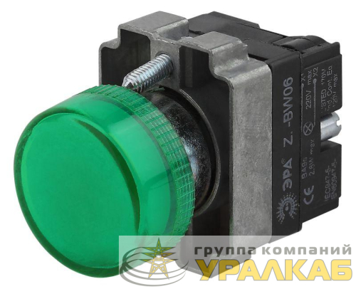 Индикатор LAY5-BU63 d22мм зел. BLS50-BU-K06E ЭРА 