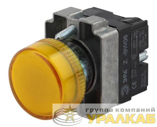 Индикатор LAY5-BU65 d22мм желт. BLS50-BU-K05E ЭРА 