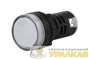 Лампа AD22DS(LED) матрица 22мм бел. 230В BLS10-ADDS-230-K01E ЭРА 
