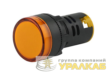 Лампа AD22DS(LED) матрица 22мм желт. 230В BLS10-ADDS-230-K05E ЭРА 