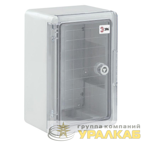 Корпус пластиковый ЩМП-П 300х200х130мм прозр. дверь УХЛ1 IP65 IK10 box302013_t ЭРА 