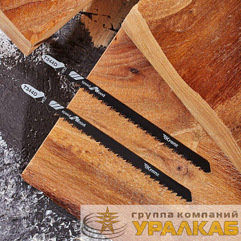 Пилка для электролобзика по дереву T344D 152мм 6 зубьев на дюйм 8-100мм (уп.2шт) Kranz 