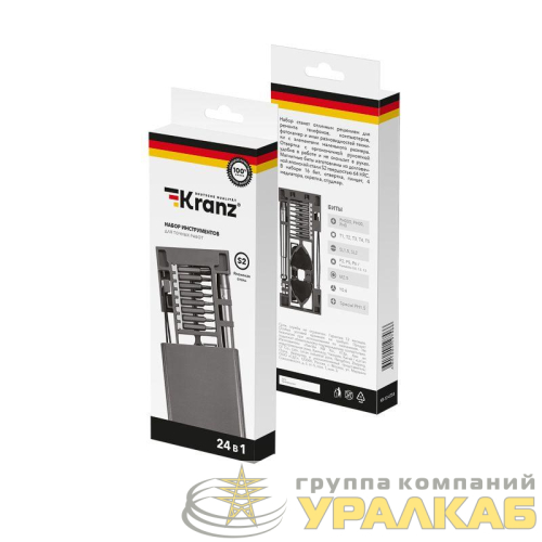Набор отверток для точных работ RA-04 24 предмета Kranz 