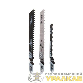 Набор полотен для электролобзика № 1 T101B/T111C/T119BO 3шт Kranz 
