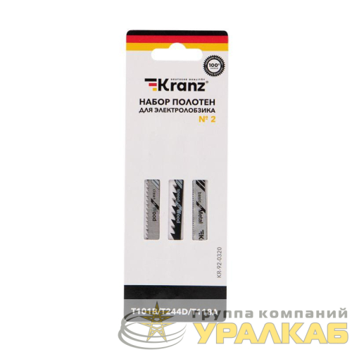 Набор полотен для электролобзика № 2 T101B/T118A/T244D 3шт Kranz 