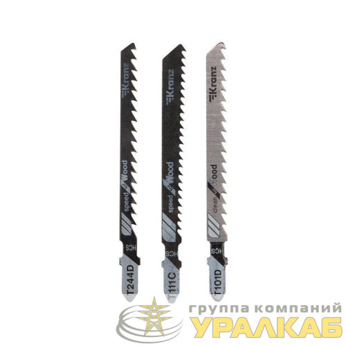 Набор полотен для электролобзика № 4 T101D/T111C/T244D 3шт Kranz 