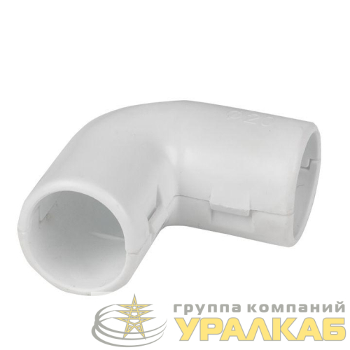 Угол соединительный для трубы 90град. 16мм бел. Plast EKF 