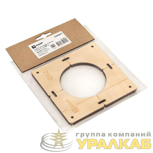 Шаблон для подрозетников c 1 отв. d82мм Expert EKF 