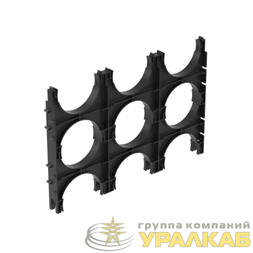 Держатель расстояния (кластер) тройной d110мм для двустенных труб с фиксацией DKC 