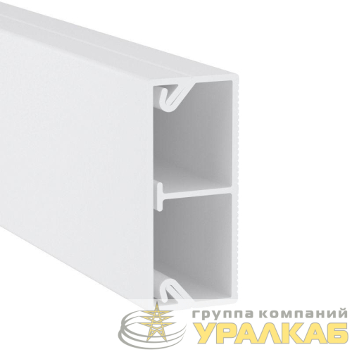 Кабель-канал 2-секц. 40х17 L2000 пластик TMC бел. (розн. уп.4шт) DKC 