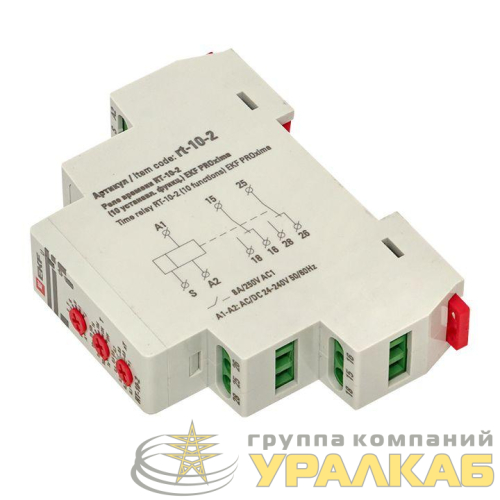 Реле времени RT-10-2 (10 устанавл. функц.) PROxima EKF 