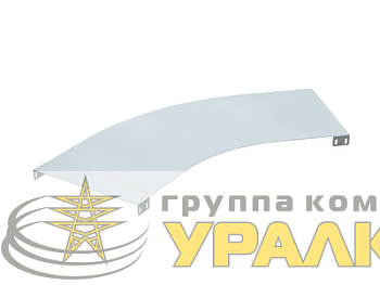 Крышка для угла 45град. осн.200 R660 гор. оцинк. DKC 