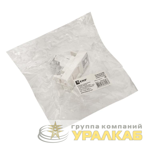 Розетка компьютерная 1мод. RJ45 кат.5E EKF 