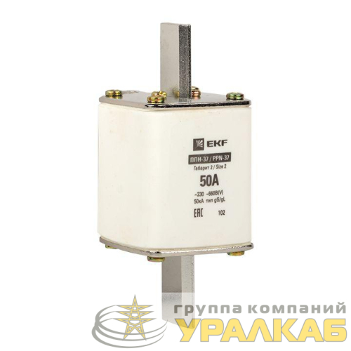 Вставка плавкая ППН-37 400/50А габарит 2 PROxima EKF 
