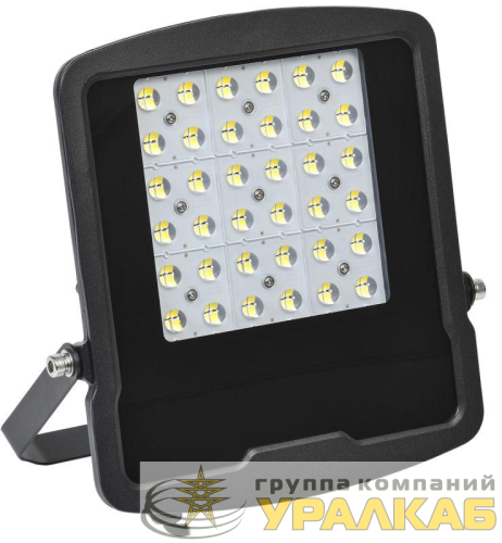 Прожектор светодиодный СДО 08-100 PRO 30град. 5000К IP65 черн. IEK 