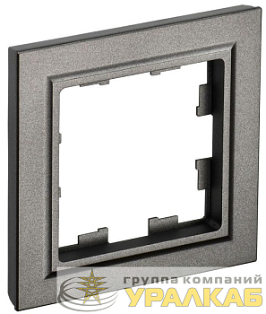 Рамка 1-м BRITE РУ-1-БрТБ бронза IEK 