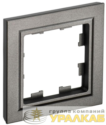Рамка 1-м BRITE РУ-1-БрТБ бронза IEK 