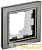 Рамка 1-м IP44 BRITE РУ-1-БрТБ-44 бронза IEK 