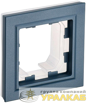 Рамка 1-м IP44 BRITE РУ-1-БрМ-44 маренго IEK 