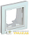 Рамка 1-м IP44 BRITE РУ-1-БрЖ-44 жемчуж. IEK 