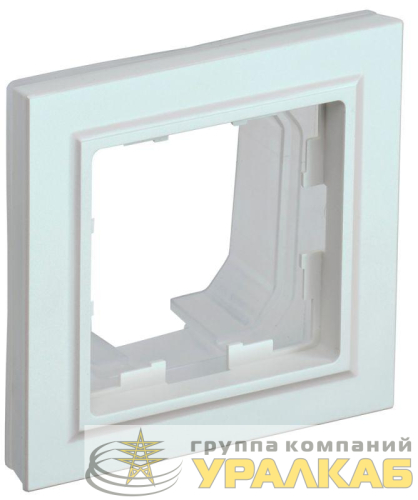 Рамка 1-м IP44 BRITE РУ-1-БрЖ-44 жемчуж. IEK 