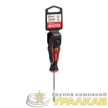 Отвертка PZ0х75мм Master Basic EKF 