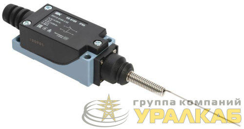 Выключатель концевой КВ-8169 IP65 шток пруж. с утоньш. на отклон. IEK 