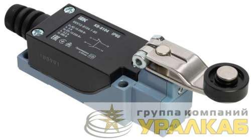 Выключатель концевой КВ-8104 рычаг с роликом IP65 IEK 