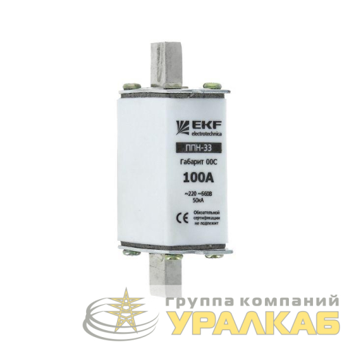 Вставка плавкая ППН-33 4А габарит 00C PROxima EKF 