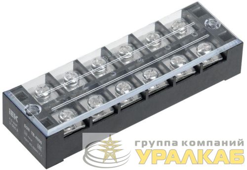 Блок зажимов БЗН ТВ-4506 4.5кв.мм 45A 6 пар IEK 