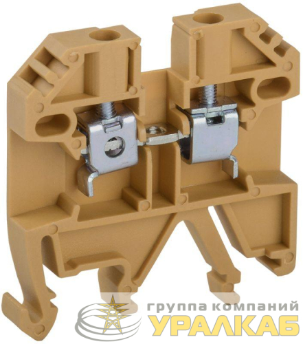 Клемма винтовая КВИ-2.5кв.мм желт. IEK 