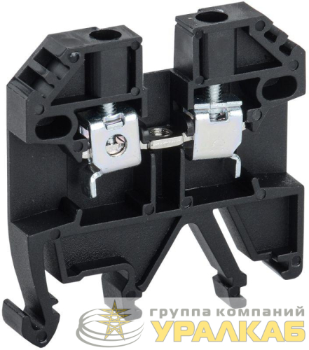 Клемма винтовая КВИ-2.5кв.мм черн. IEK 