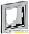 Рамка 1-м IP44 BRITE РУ-1-БрС-44 сталь IEK 