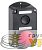 Пост управления ПКЕ 222-2 У2 10А 660В 2 элемента черн. цилиндр и красн. гриб накладной IP54 Электротехник 