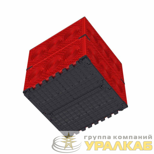 Колодец пластиковый для кабельной канализации с пластиковым люком 750х750х750 DKC 
