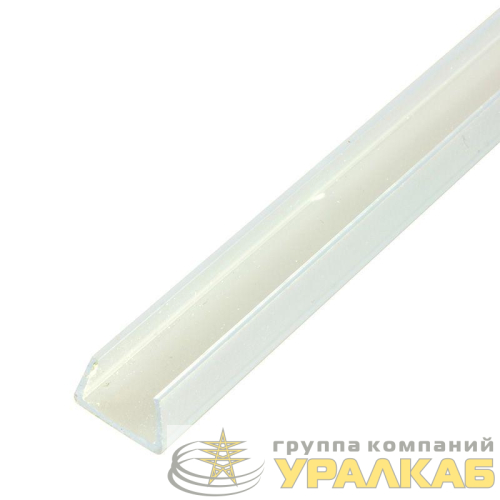 Короб прозрачный П-образ. пластик бел. (1м) NEON-NIGHT 