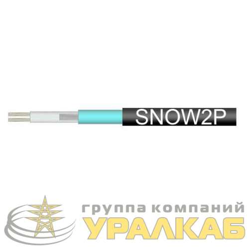 Секция нагревательного резистивного двухжил. кабеля 30Вт/м 2850Вт (площадки/кровли/трубы) (термопласт) 