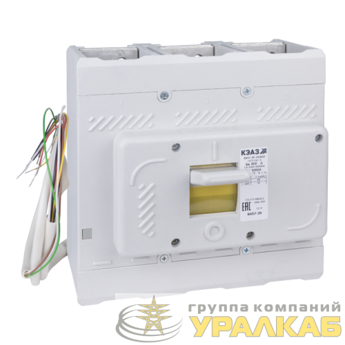 Выключатель автоматический 630А 5000Im ВА57-39-341810 УХЛ3 690В AC НР=230В AC/220В DC КЭАЗ 