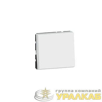 Выключатель 2мод. Mosaic 10AX бел. Leg 