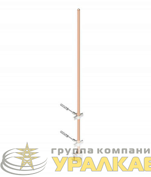 Молниеприемник с держателями (дл.1м) медь DKC 