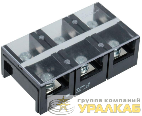 Блок зажимов БЗН ТС-3003 150кв.мм 300A 3 пары IEK 
