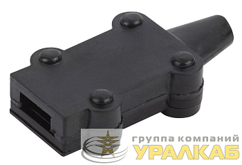 Заглушка ERABL-Z для Белт-лайт (на 2 жил.) черн. Эра 
