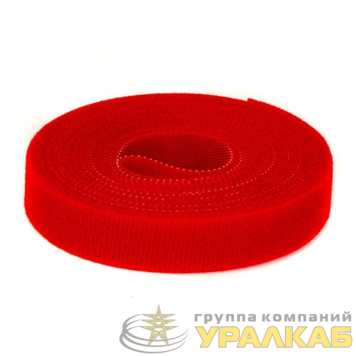 Лента-липучка 9х5000мм красн. (рулон) DKC 