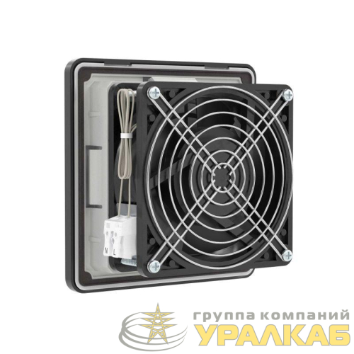 Вентилятор с фильтром RV 44/46м3/ч 115В 150х150мм IP54 RAL9005 DKC 