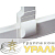 Тройник для плинтус. короба бел. 100х40 Angara DKC 