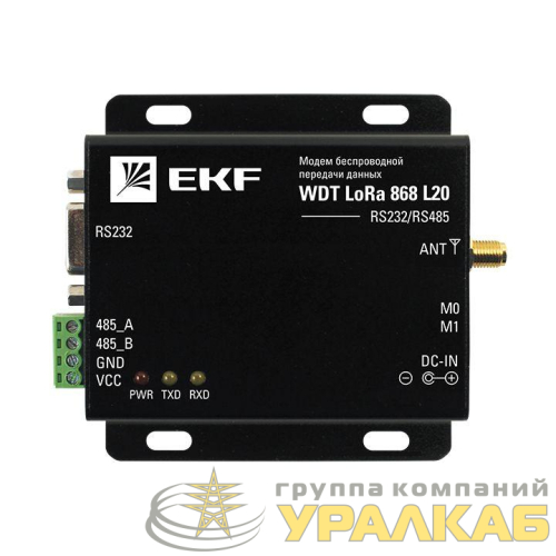 Модем беспроводной передачи данных WDT LoRa 868 L20 PROxima EKF 