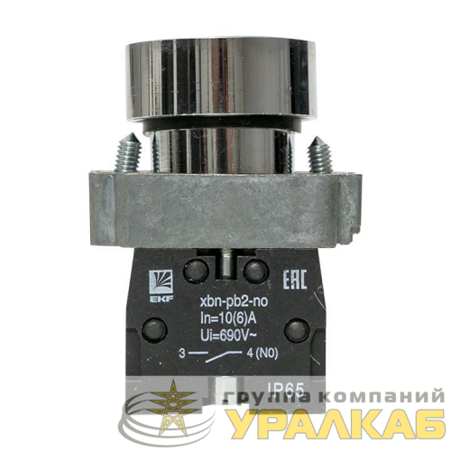 Кнопка BA61 син. NO IP65 PROxima EKF 